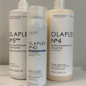 OLAPLEX No. 4, No. 5, and No. 4D Hair Care Trio